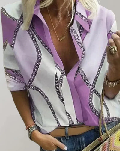 Heidi-Mode | Alltag Verbessern Lange Ärmel Bluse