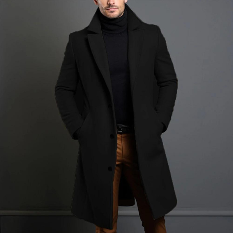 Warme Winter Graben-mantel für Herren