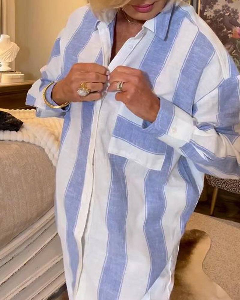 Shirt V-Ausschnitt Stilvoll Bedruckt