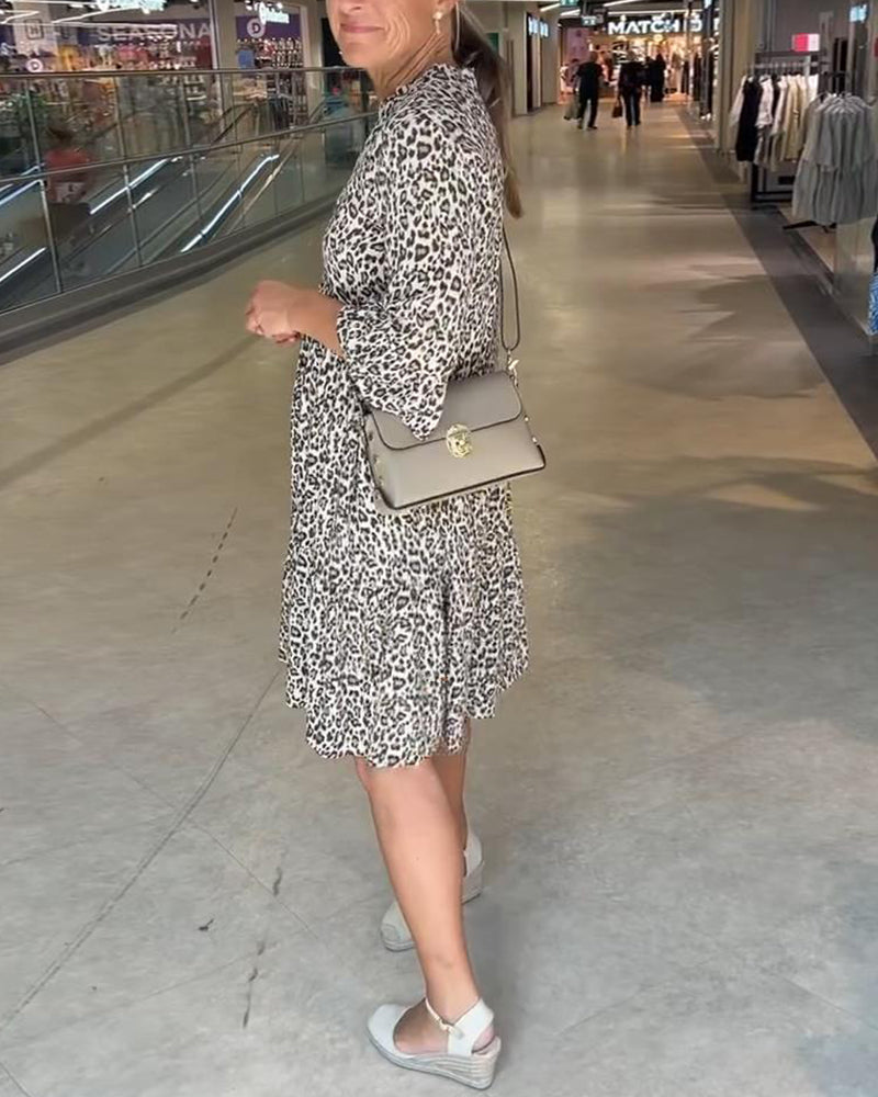 Kleid Leopardenprint