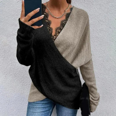 DILARA - LANGÄRMELIGER STRICKPULLOVER
