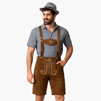 Traditionelle Lederhose für Herren - Oktoberfest 2025