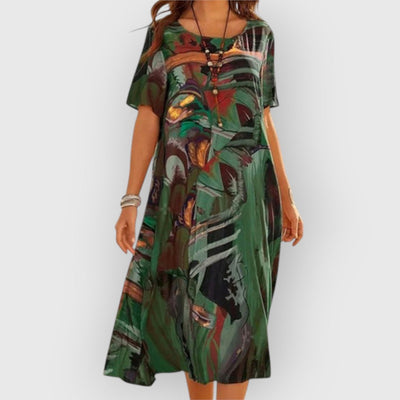 Blanca | ELEGANT ABSTRAKTES KLEID