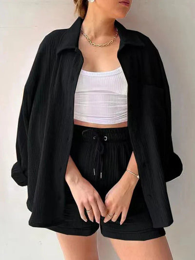 Silvia™ - Damen Baumwolle Zweiteiler