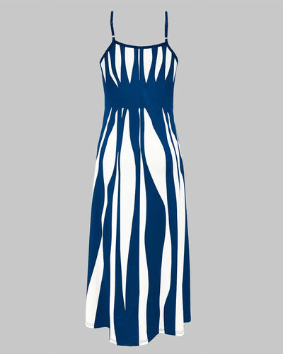 Kleid Temperamentvoll Und Modisch V-Ausschnitt Träger