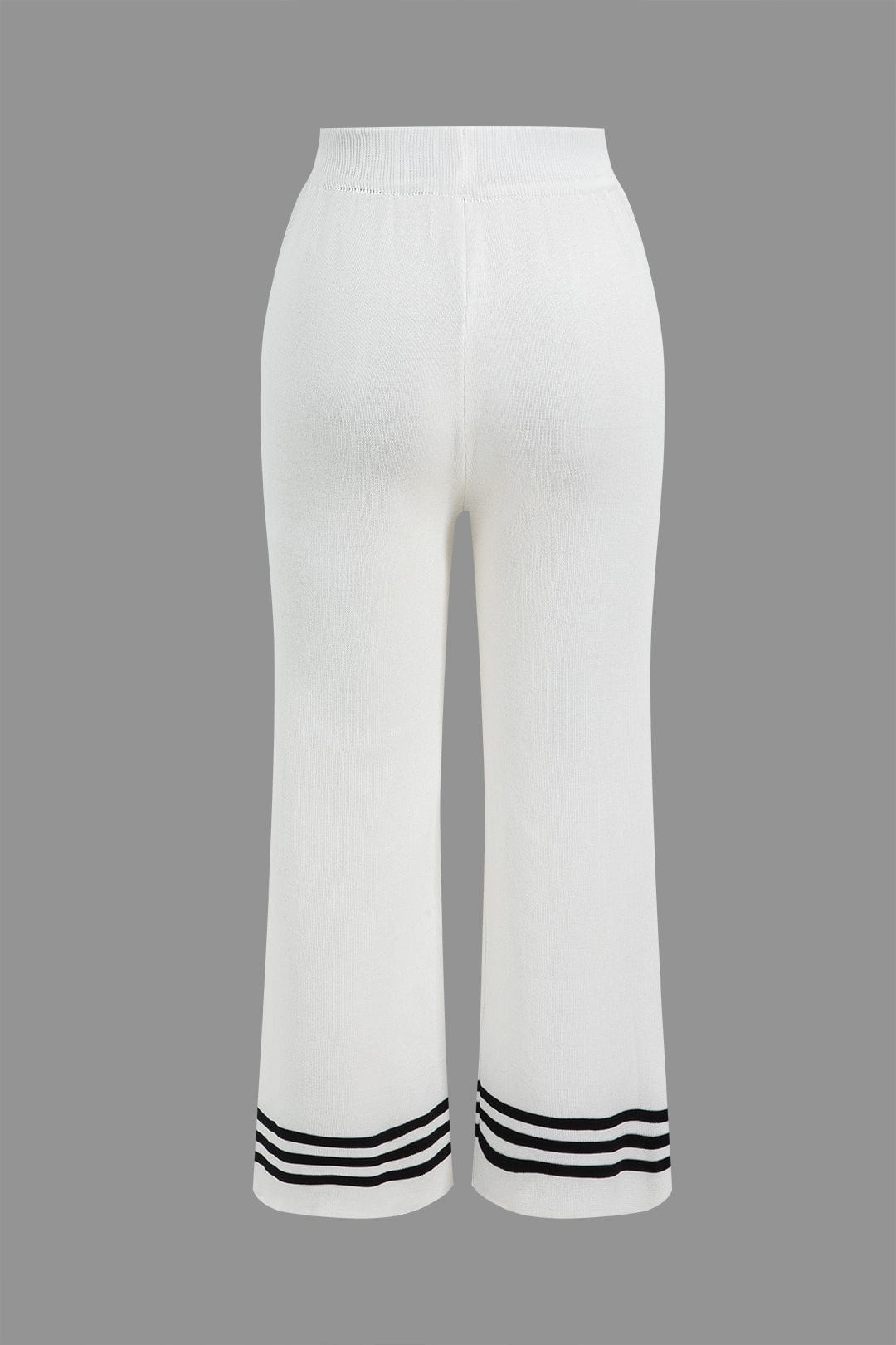 Ariella | Stilvolles Strick-Zweiteiler-Set mit Cropped-Cardigan & Weitbein-Hose