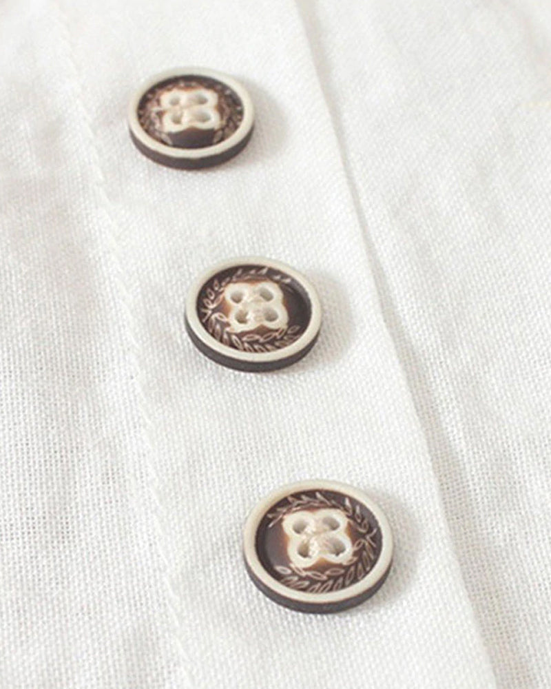 Damen Elegante Kurzarm-Bluse | Unifarben