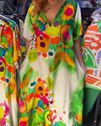 Kleid Lockere Mode Casual