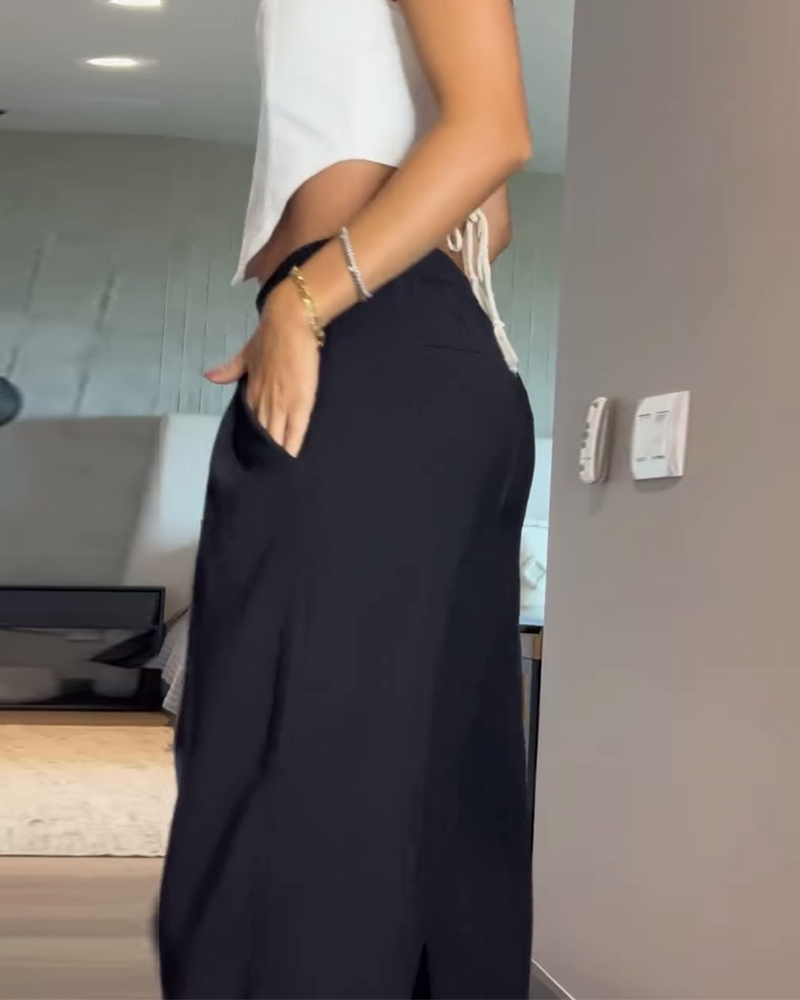 Hose Casual Weit Geschnitten