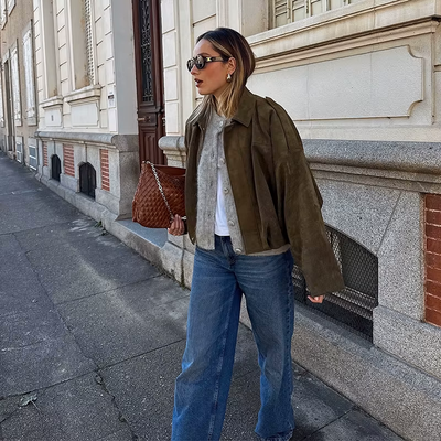 Jolie – Oversized Suede-Jacke für mühelosen Chic