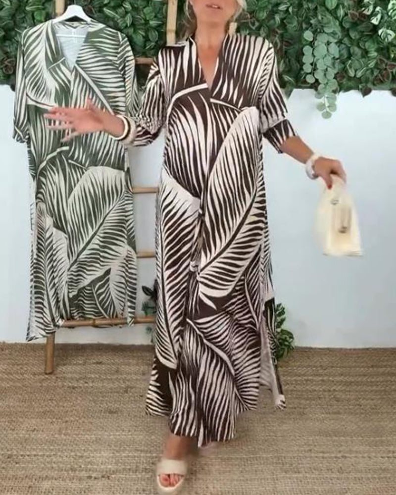 Kleid Bedruckt Mode Tasche