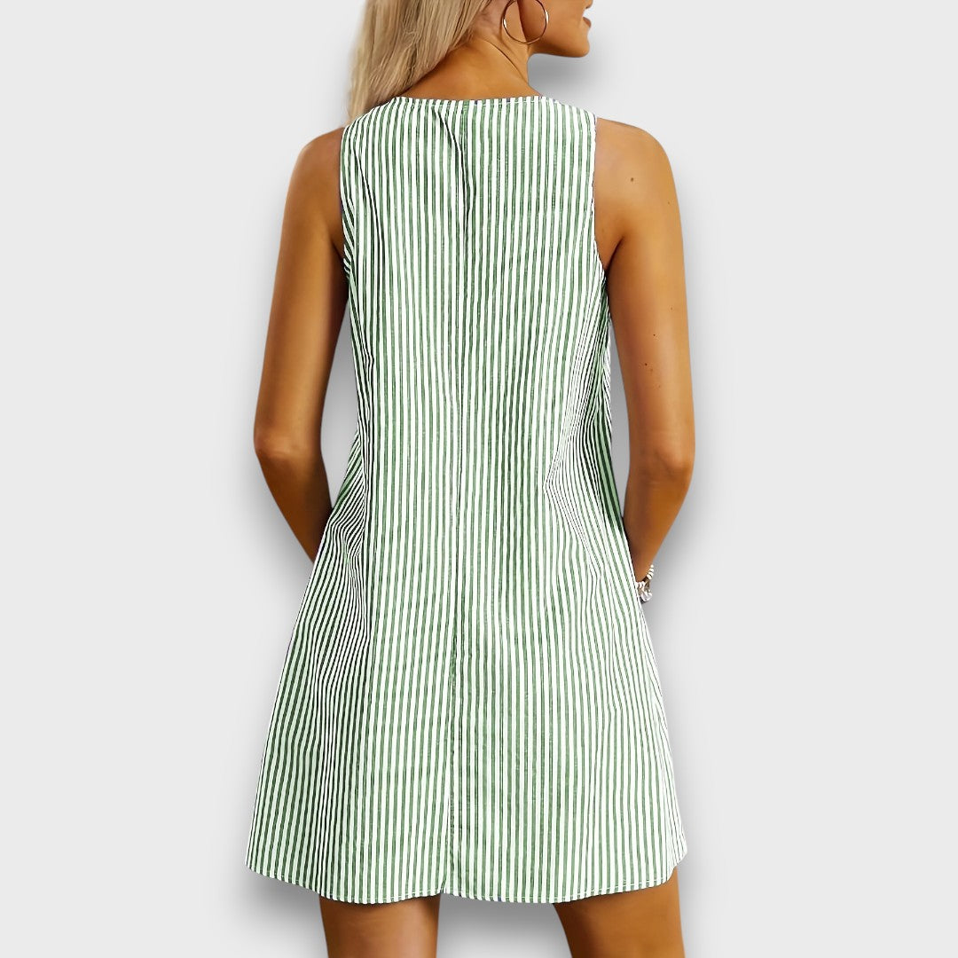 Mariva – Gestreiftes Sommerkleid mit Taschen