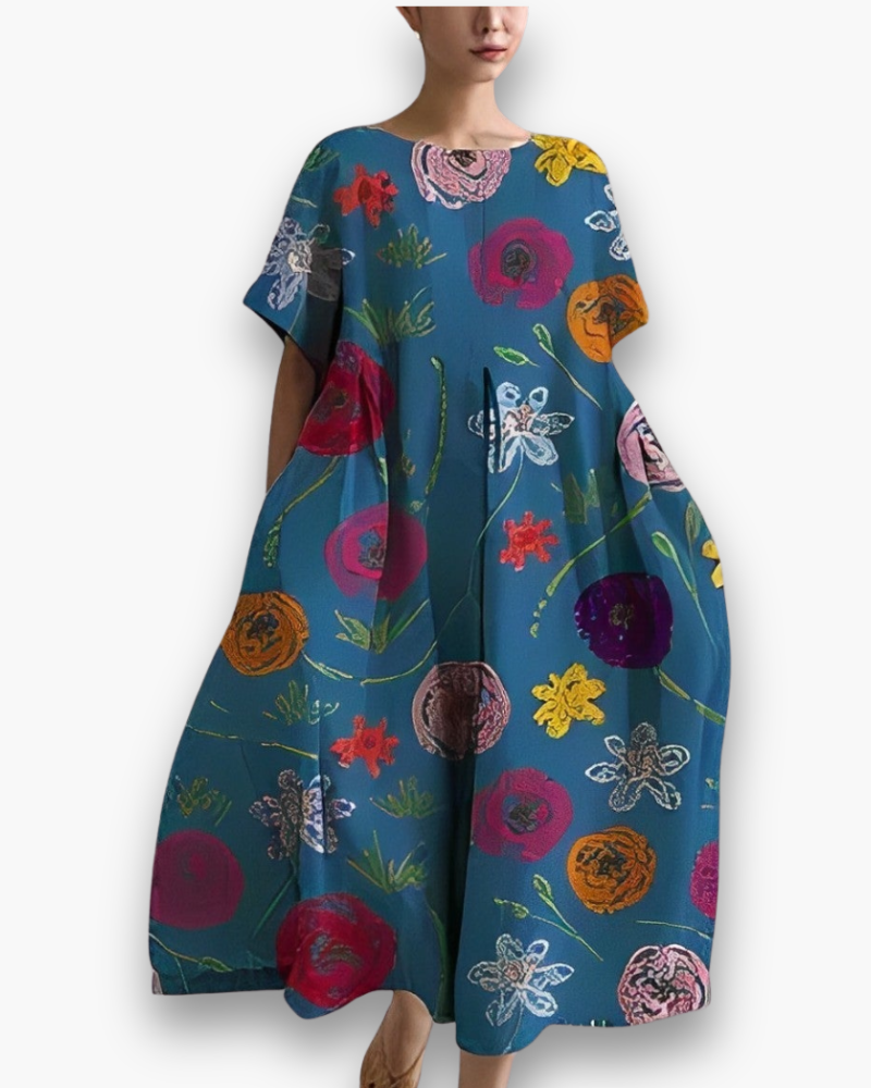 Damen Stylish Bedrucktes Kleid | Casual