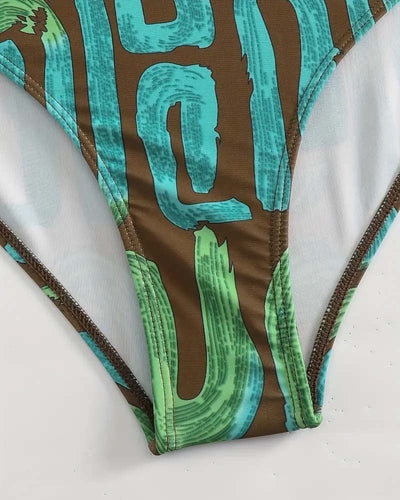 Badeanzug sexy einteiler träger