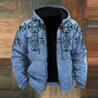 Kapuzenjacke mit Reißverschluss für Männer