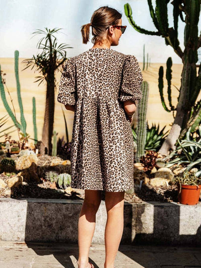Leoparden | Druckkleid
