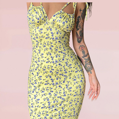 Alora - Maxi Blumenkleid