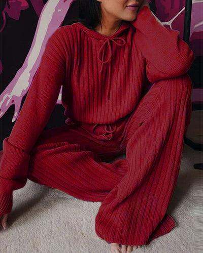 Gestricktes Pyjama Set für Damen