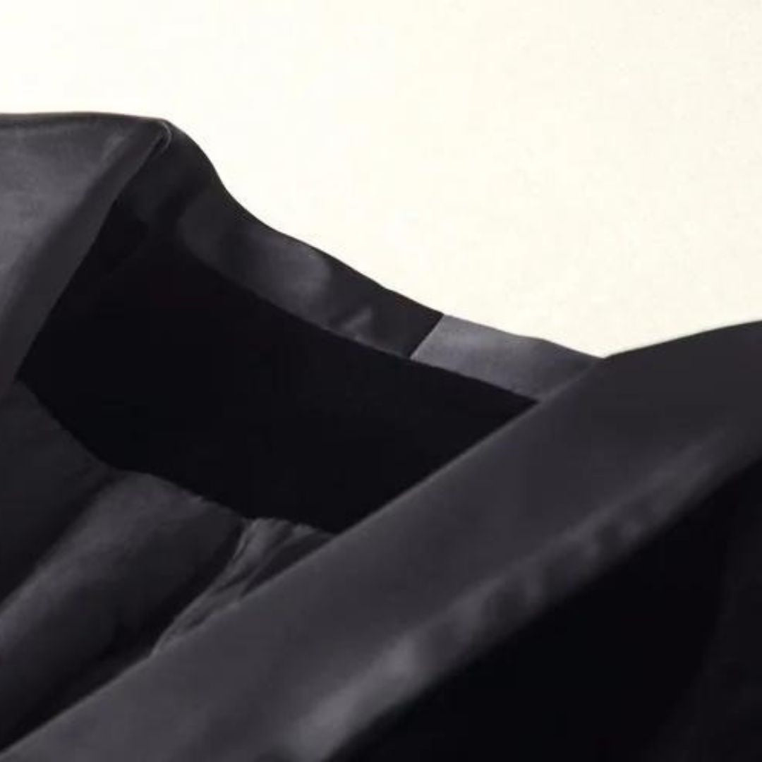 Smoking-Blazer mit Satinaufschlägen für Damen