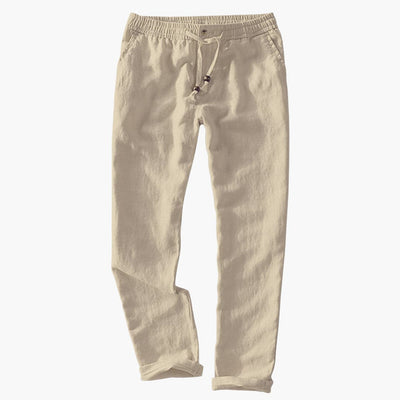 Herren Sommerhose mit elastischem Bund und Kordelzug