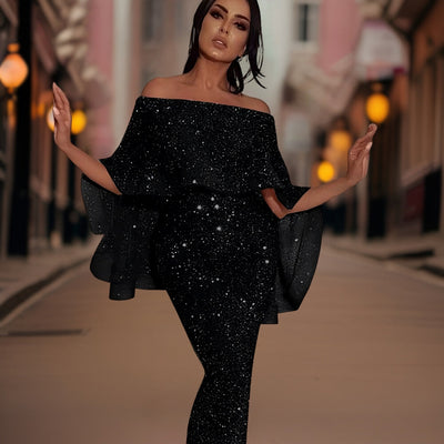 Umwerfendes Schulterfreies Kleid für Damen