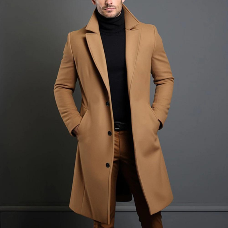 Warme Winter Graben-mantel für Herren