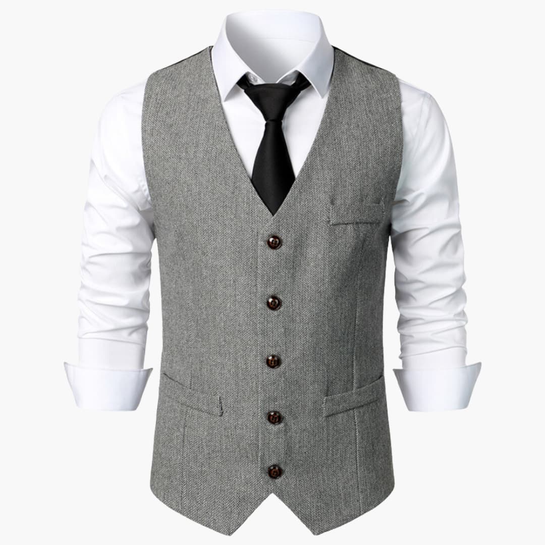 Herringbone Trachtenweste für Herren - Oktoberfest 2025