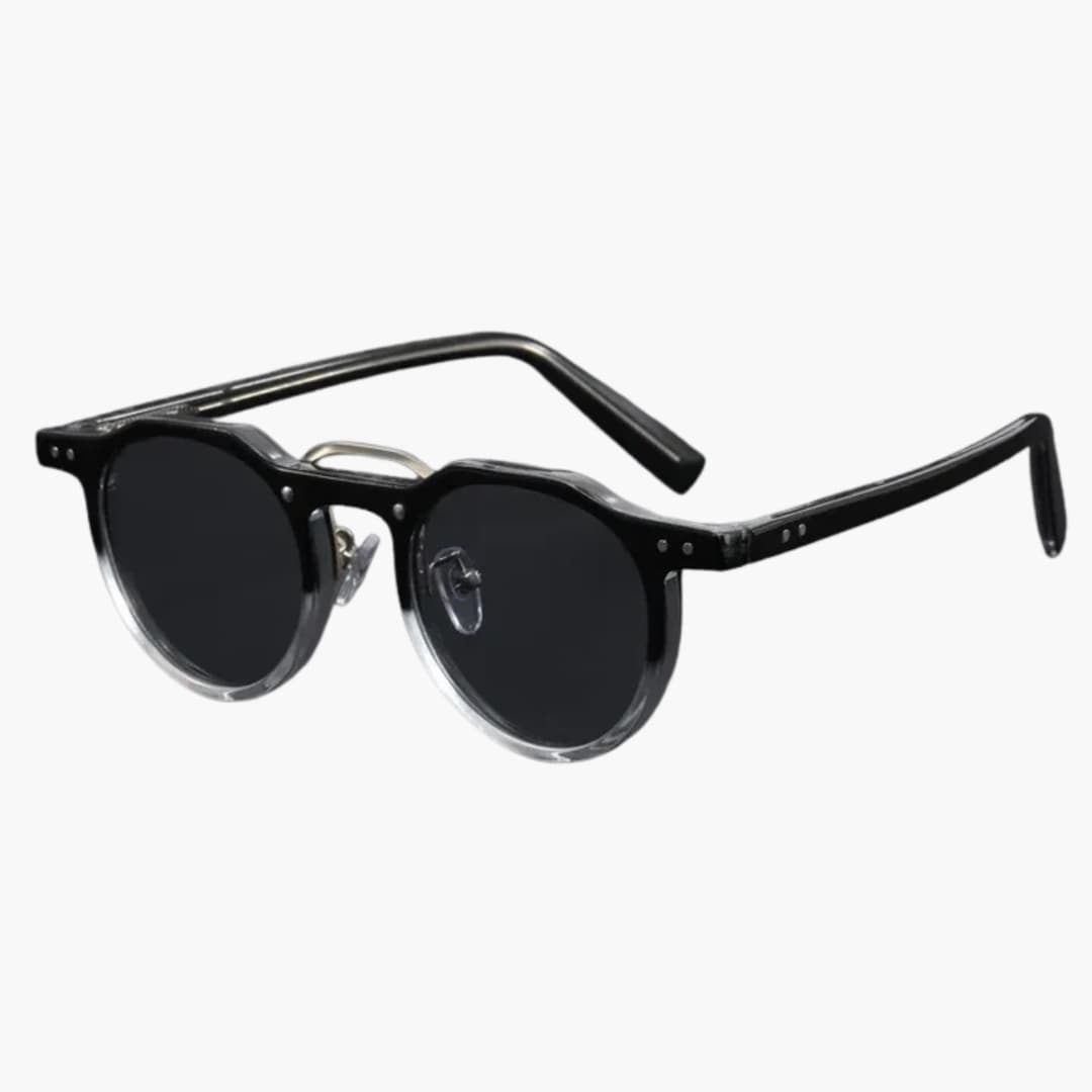 Damen Sonnenbrille rund mit UV400 Schutz und Acetatrahmen