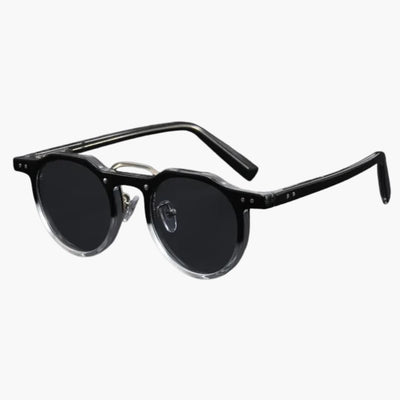 Damen Sonnenbrille rund mit UV400 Schutz und Acetatrahmen