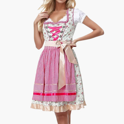 Klassisches Dirndl kleid für Damen - Oktoberfest 2025