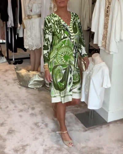 Marianne - Kleid mit Vintage-Druck