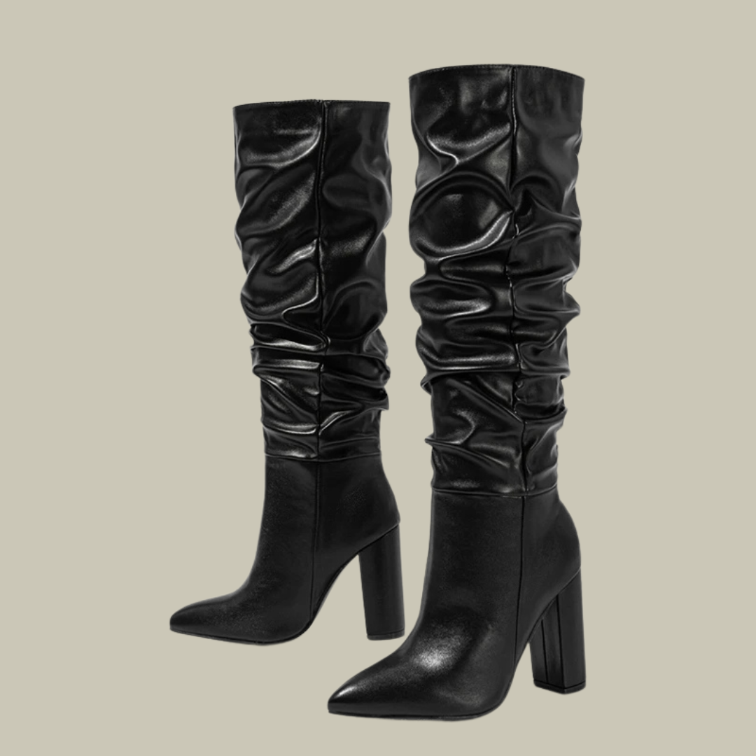 Heidi-Mode | Damen Lange Lederstiefel
