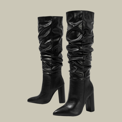 Heidi-Mode | Damen Lange Lederstiefel