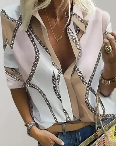 Heidi-Mode | Alltag Verbessern Lange Ärmel Bluse