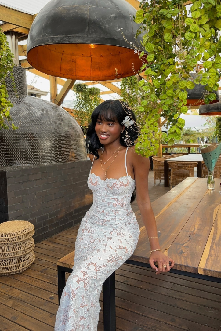 Pearla - Maxi Kleid aus Spitze