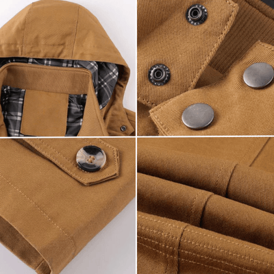 Stylische Kuschelige Winterjacke für Männer