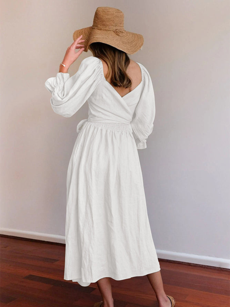 ANNA | KLEID MIT VOLANTSÄRMELN