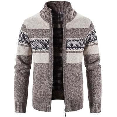 Vintage Winter Strickjacke für Männer