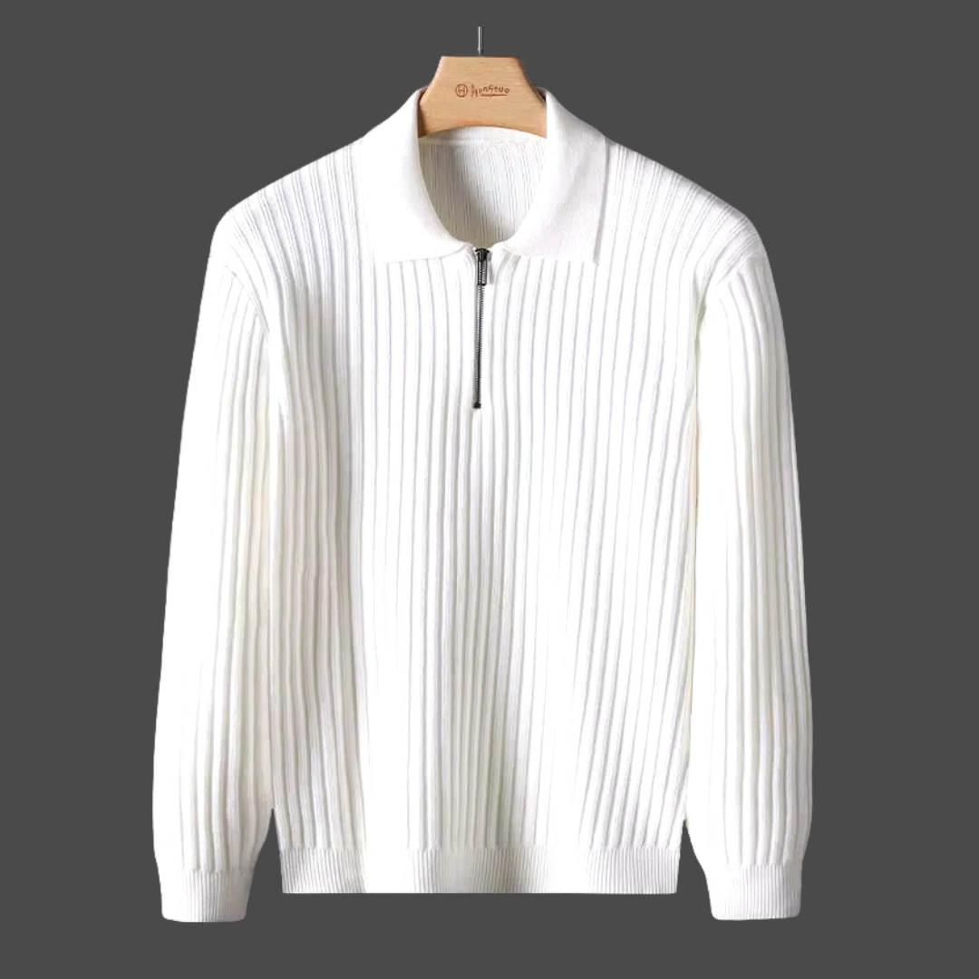 ARMIN - STRICKPULLOVER MIT REISSVERSCHLUSS