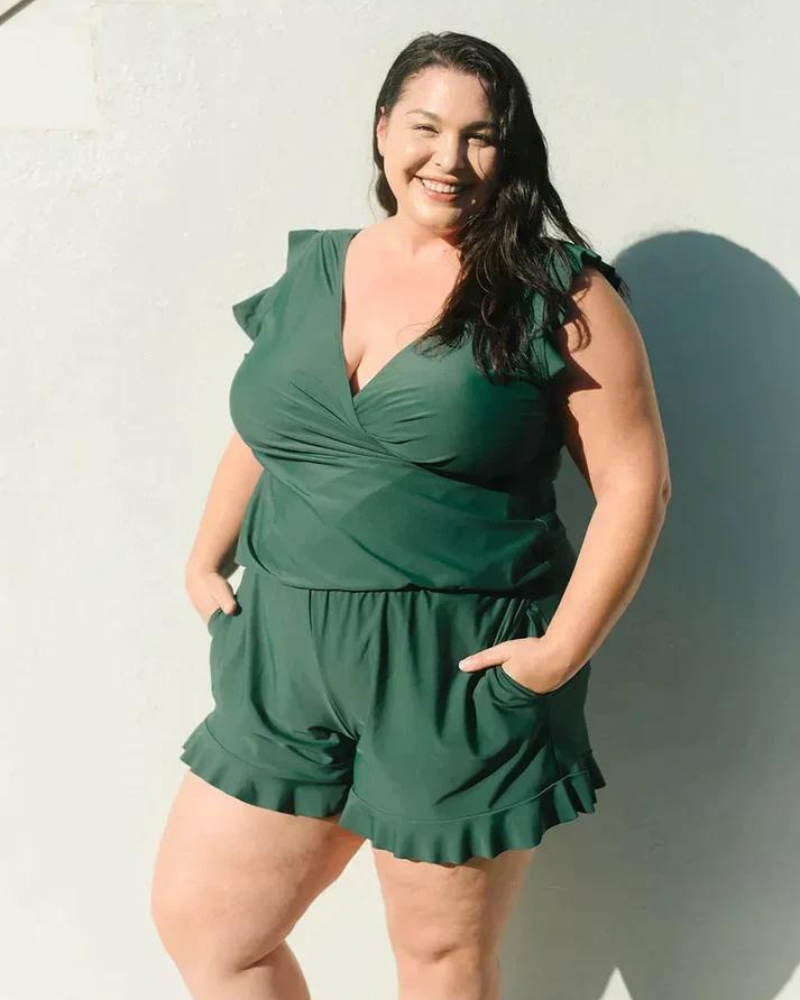 Badeanzug mit Integriertem BH für Damen