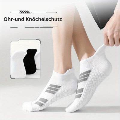 SwiftStep – Atmungsaktiv Rutschfest Streifen Sport Socken