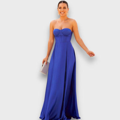 Victoria – Schulterfreies Abendkleid mit Rückenschnürung