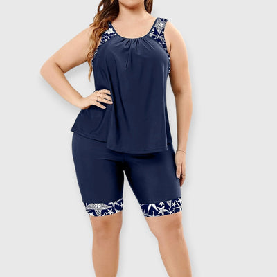 Elsie | Plus Size Tankini Set