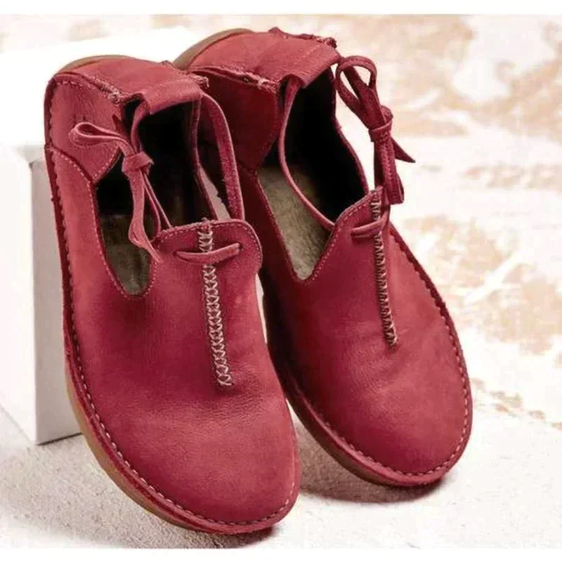 Heidi-Mode | Modische Wildlederschuhe mit Rutschfester Sohle für Komfort