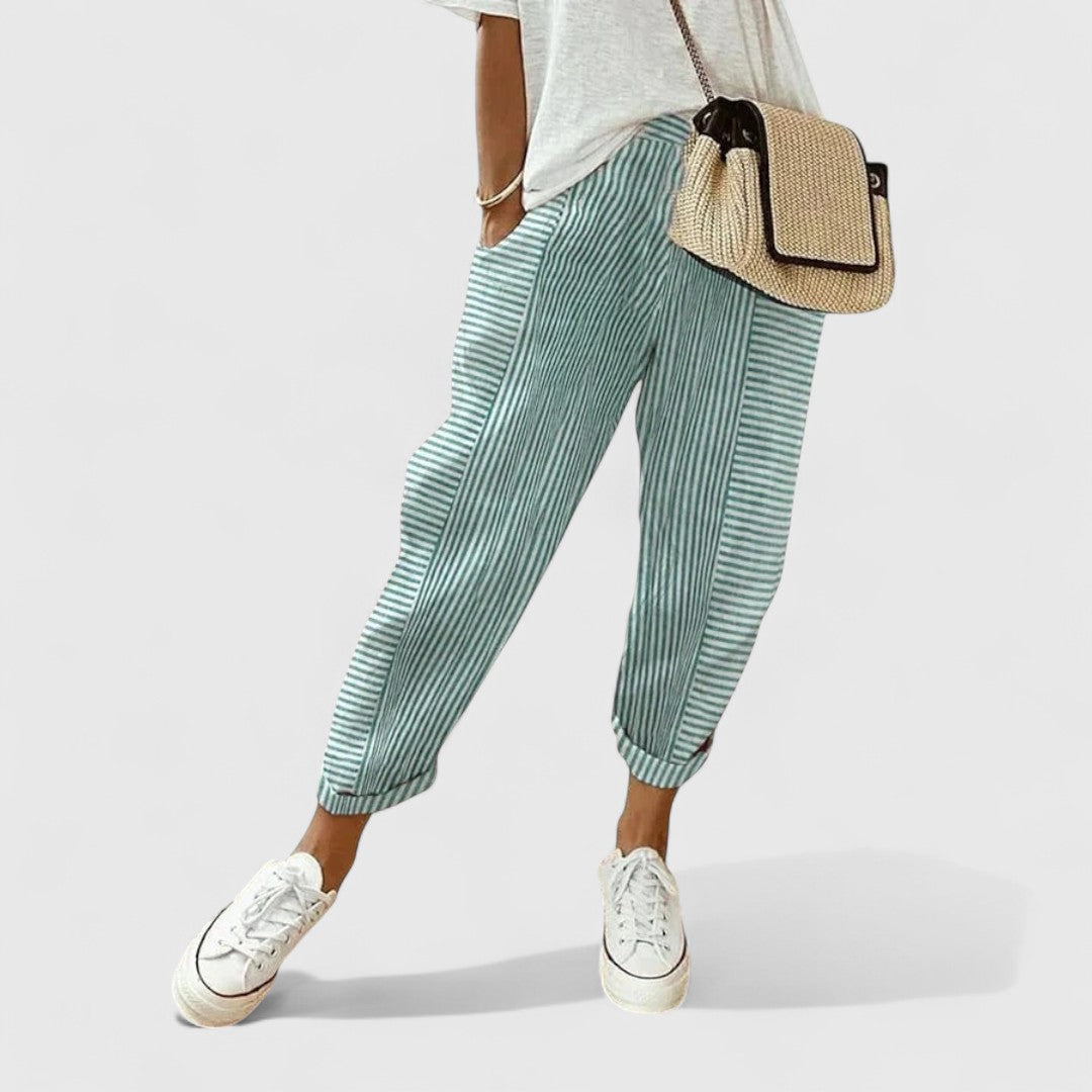 Alex | Gestreifte Hose elegant