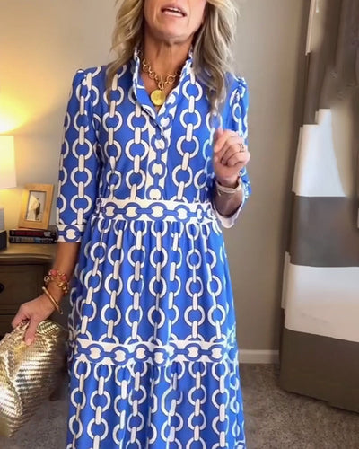 Kleid Lässig Urlaub Bohème