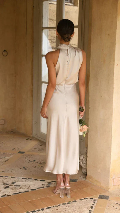 Elegantes Neckholder-Kleid für Damen