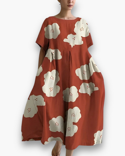 Damen Stylish Bedrucktes Kleid | Casual