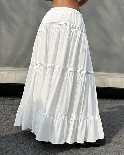 Rock Schleife Drapiert Plissiert Schwingend