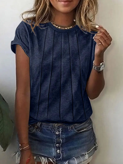 Vitaliya - Lässiges T-Hemd Mit Kurzen Ärmeln